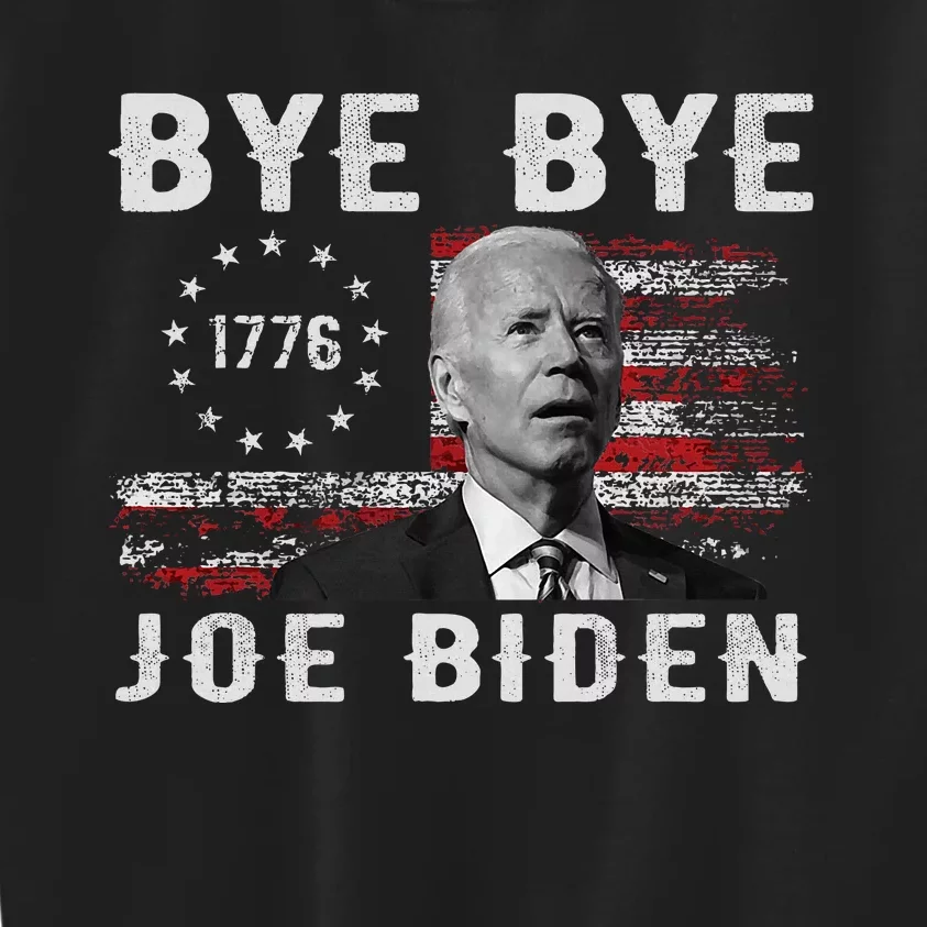 Bye Bye Biden Funny Antibiden Election Drops Out Kids Sweatshirt