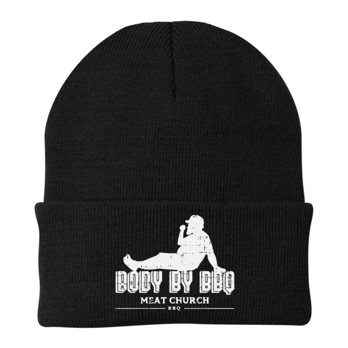 Body By Bbq Funny Barbecue Grill Meat Lover Knit Cap Winter Beanie