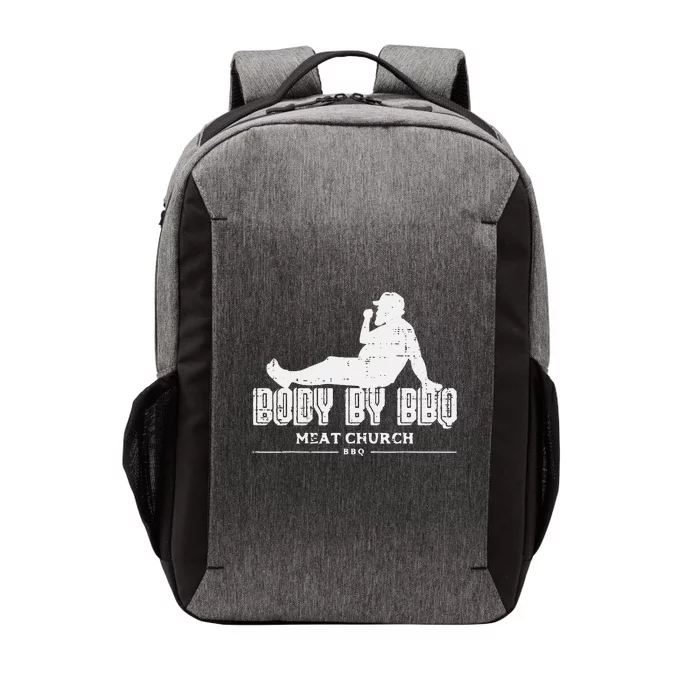 Body By Bbq Funny Barbecue Grill Meat Lover Vector Backpack