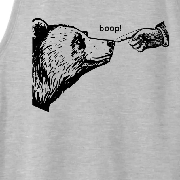 Boop Bear Ladies Tri-Blend Wicking Tank