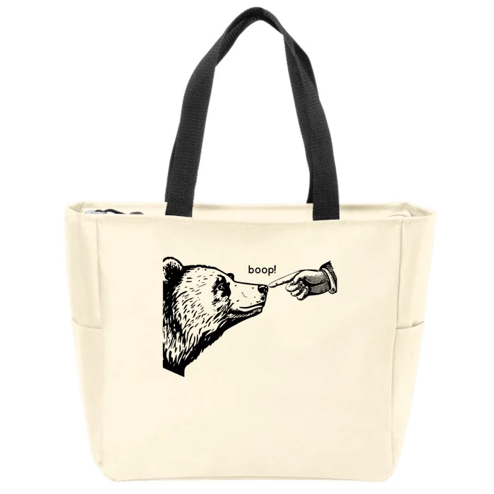 Boop Bear Zip Tote Bag