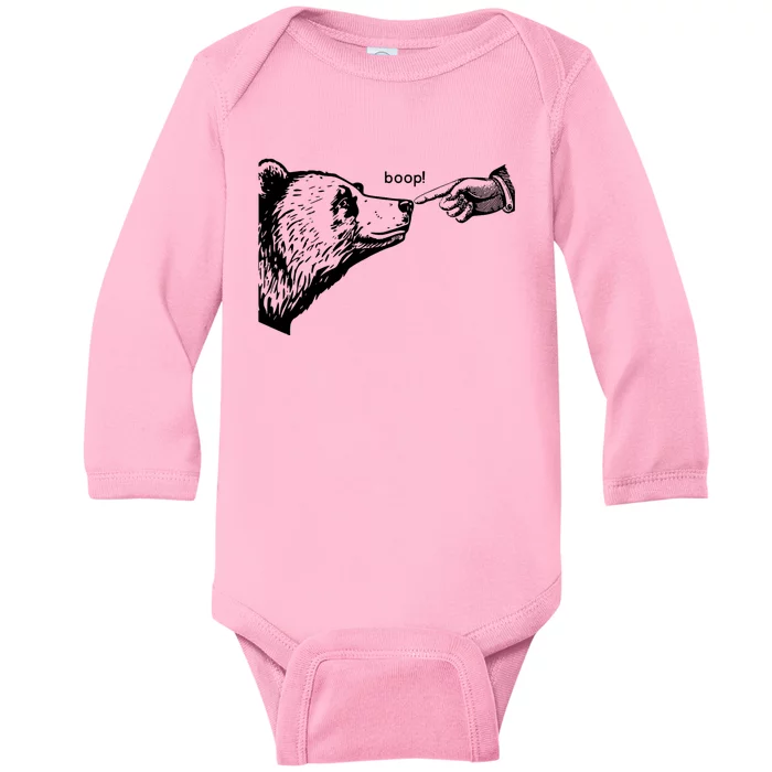 Boop Bear Baby Long Sleeve Bodysuit