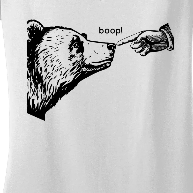 Boop Bear Women's V-Neck T-Shirt