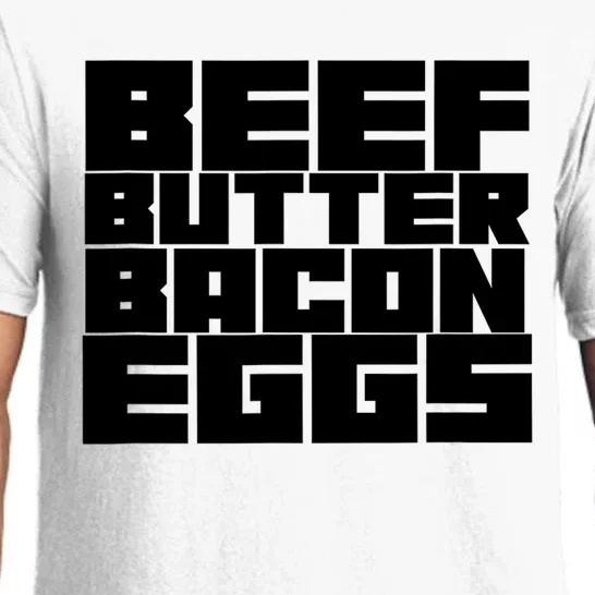 Beef Butter Bacon Eggs Pajama Set