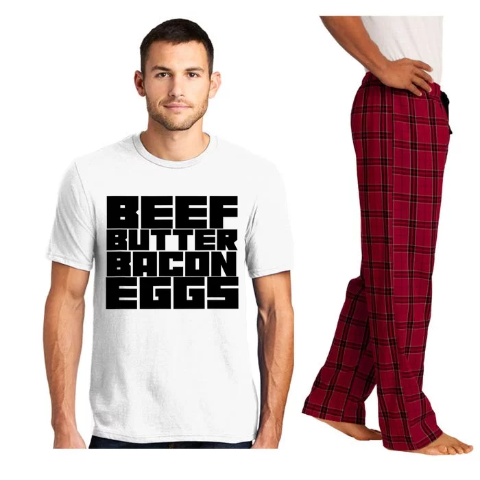 Beef Butter Bacon Eggs Pajama Set