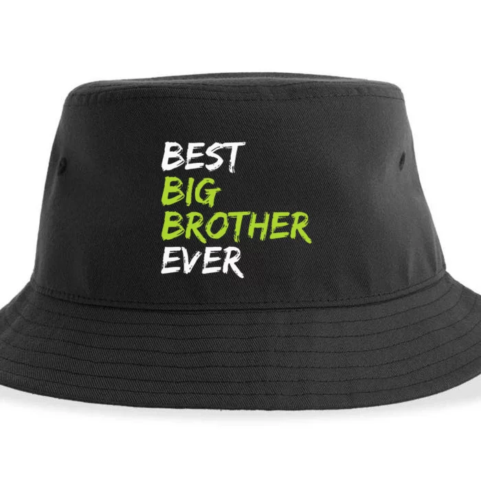 Best Big Brother Ever Sustainable Bucket Hat