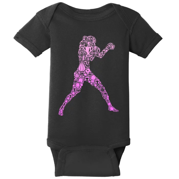 Boxing Boxer Baby Bodysuit