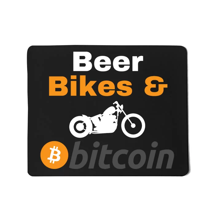 Beer Bikes Bitcoin, Vintage Bitcoin Logo, Bitcoin Blockchain, Bitcoin Crypto Mousepad