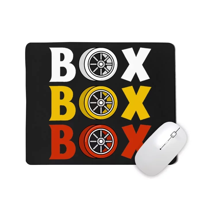 Box Box Box Formula Racing Radio Pit Box Box Box Mousepad