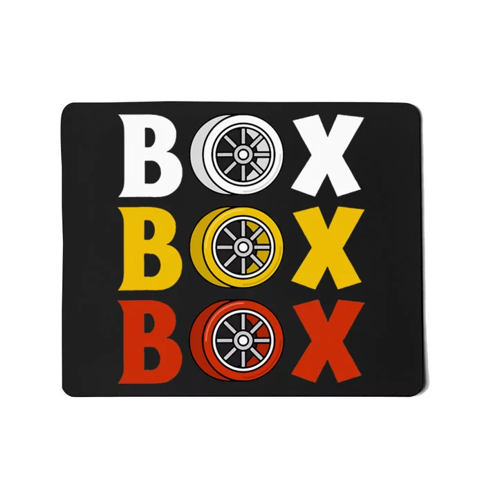 Box Box Box Formula Racing Radio Pit Box Box Box Mousepad