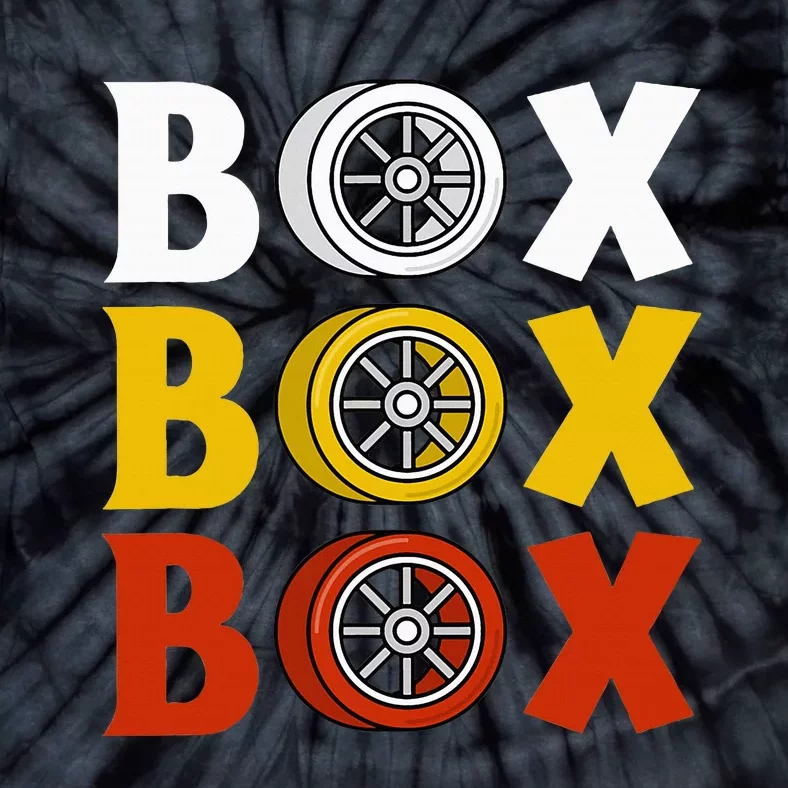 Box Box Box Formula Racing Radio Pit Box Box Box Tie-Dye T-Shirt