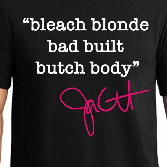 Bleach Blonde Bad Built Butch Body Jasmine Crockett Pajama Set