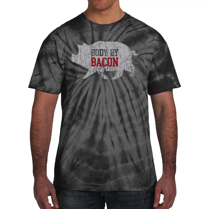 Body By Bacon Low Carb High Fat Ketogenic Diet Tie-Dye T-Shirt