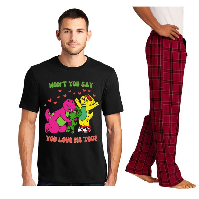 Barney Baby Bop And Bj WonT You Say You Love Me Too Pajama Set