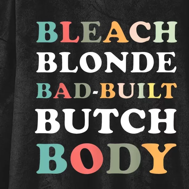 Bleach Blonde Bad Built Butch Body Hooded Wearable Blanket