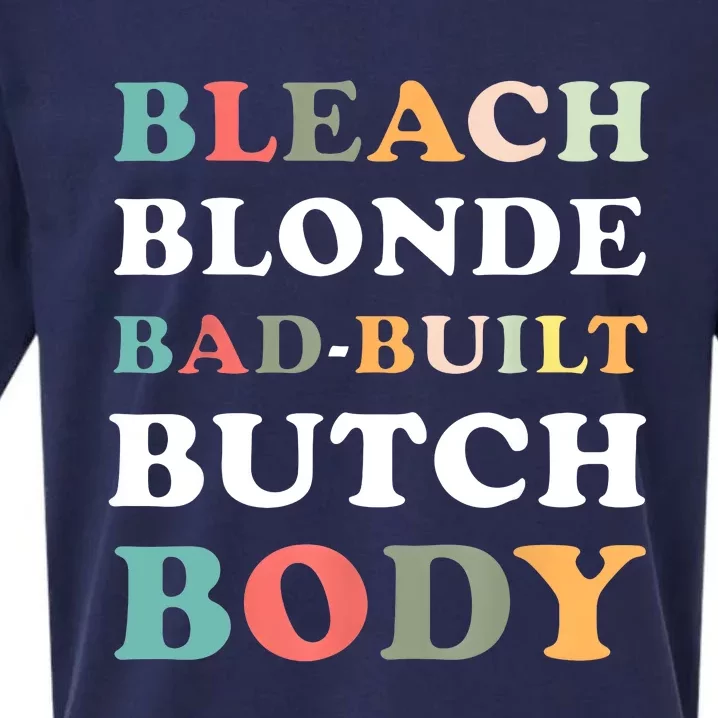 Bleach Blonde Bad Built Butch Body Sueded Cloud Jersey T-Shirt