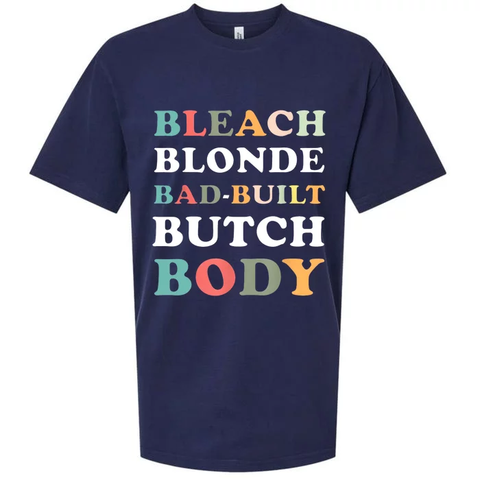 Bleach Blonde Bad Built Butch Body Sueded Cloud Jersey T-Shirt