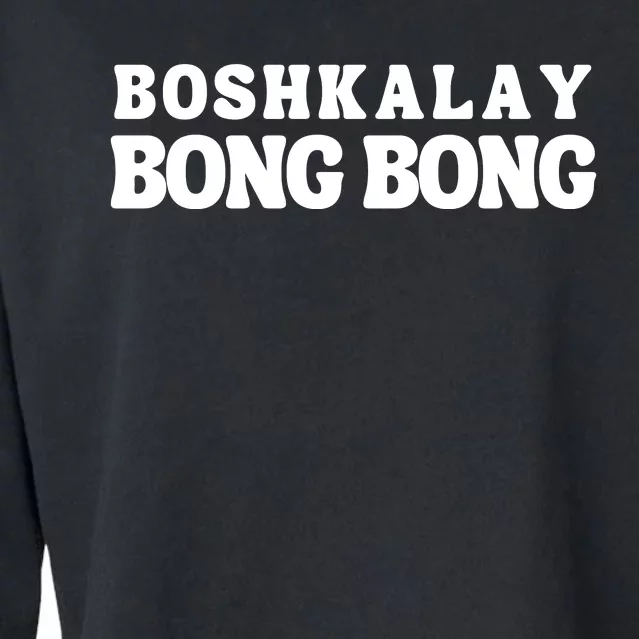 Boshkalay Bong Bong Groovy Cropped Pullover Crew