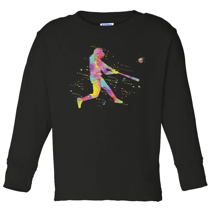 Baseball Boy Toddler Long Sleeve Shirt