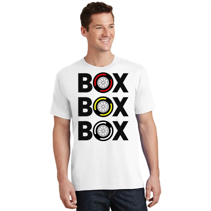 Box Box Box Racing Gift Race Car Driver T-Shirt