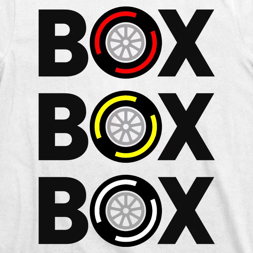 Box Box Box Racing Gift Race Car Driver T-Shirt