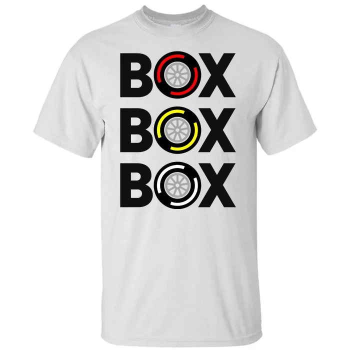 Box Box Box Racing Gift Race Car Driver Tall T-Shirt