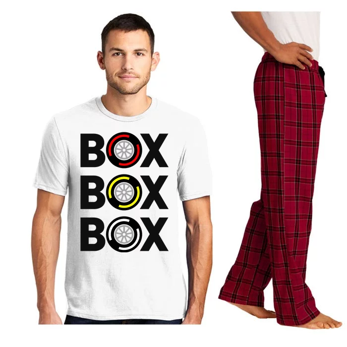 Box Box Box Racing Gift Race Car Driver Pajama Set