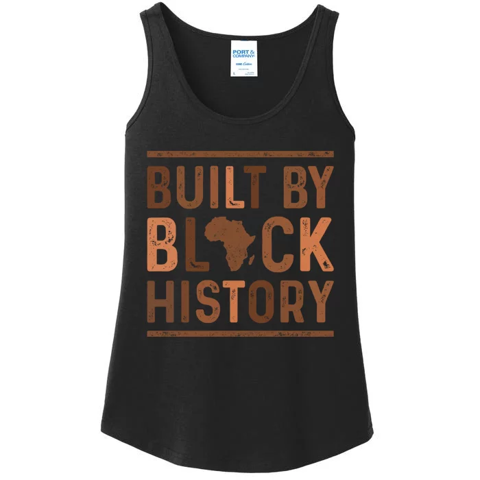 Built By Black History Ladies Essential Tank