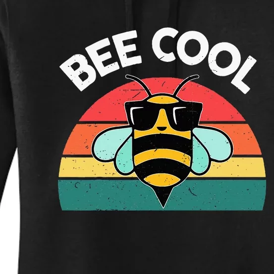 Boy Bumble Bee Cool Women's Pullover Hoodie