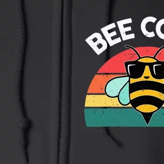 Boy Bumble Bee Cool Full Zip Hoodie