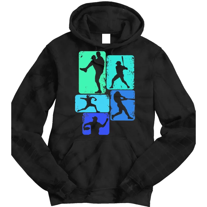 Baseball Batter Tie Dye Hoodie