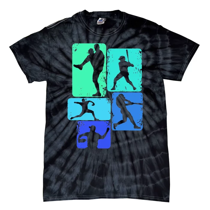 Baseball Batter Tie-Dye T-Shirt