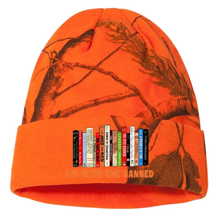 Banned Book Kati - 12in Camo Beanie