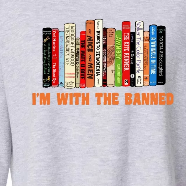 Banned Book Cropped Pullover Crew