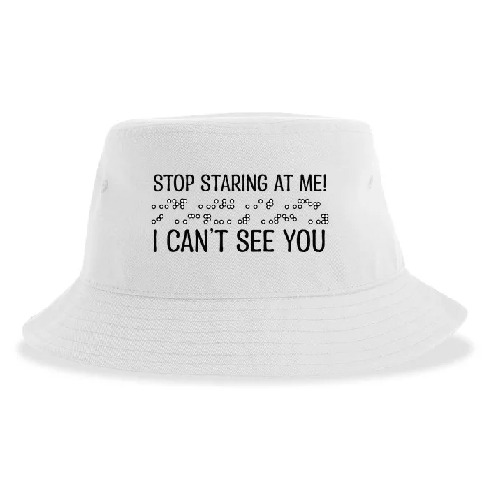 Braille Blind Blindness Awareness Visually Impaired Sustainable Bucket Hat