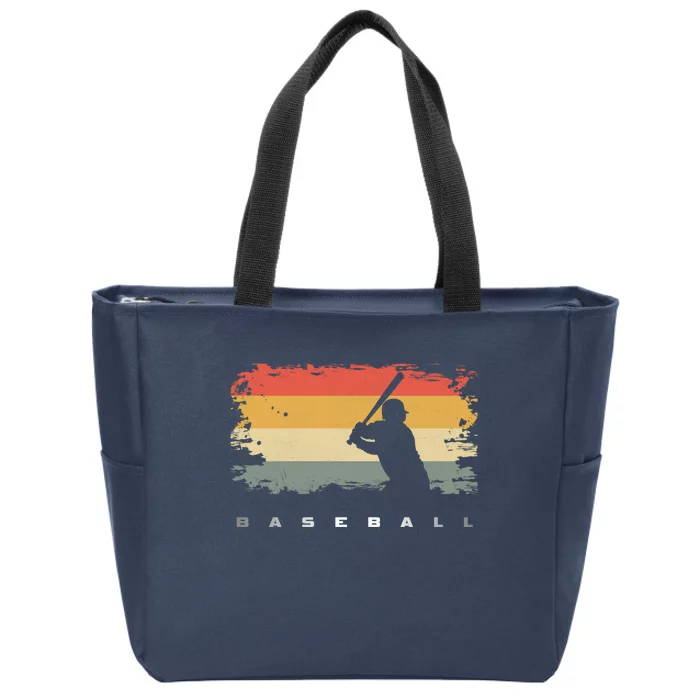 Baseball Baseball Zip Tote Bag