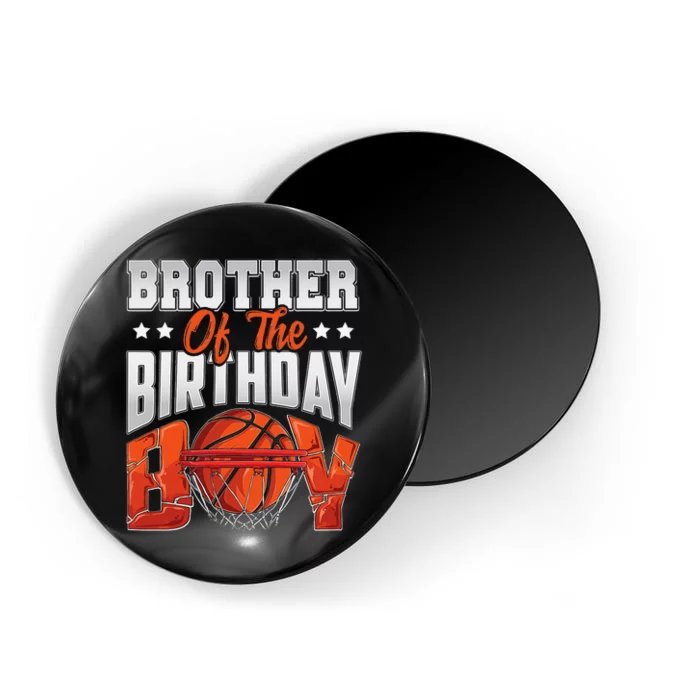 Brother basketball birthday Family Baller bday Party Magnet