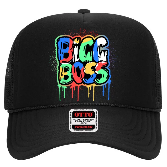 Bigg Boss High Crown Mesh Trucker Hat