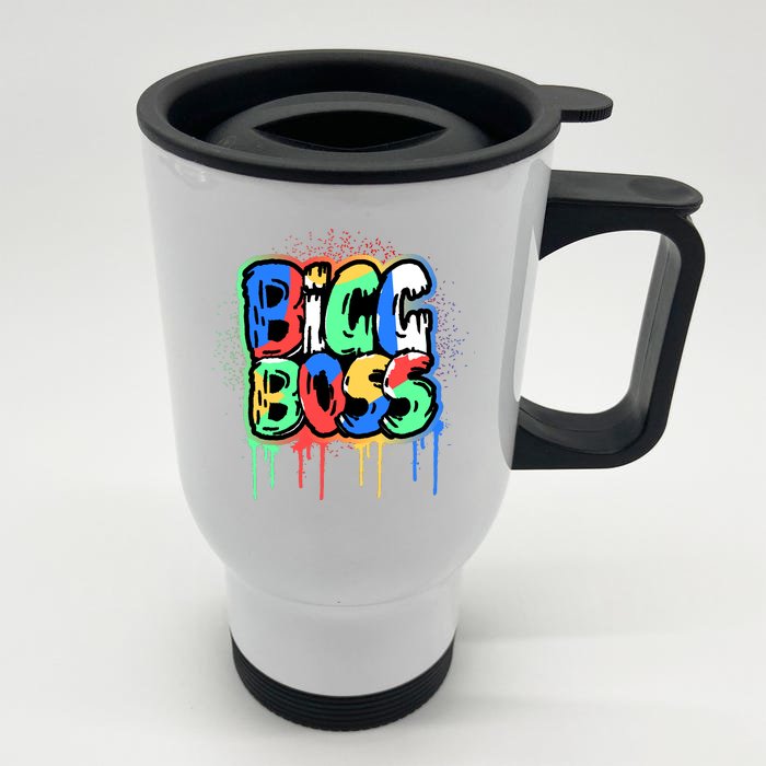 Bigg Boss Front & Back Stainless Steel Travel Mug