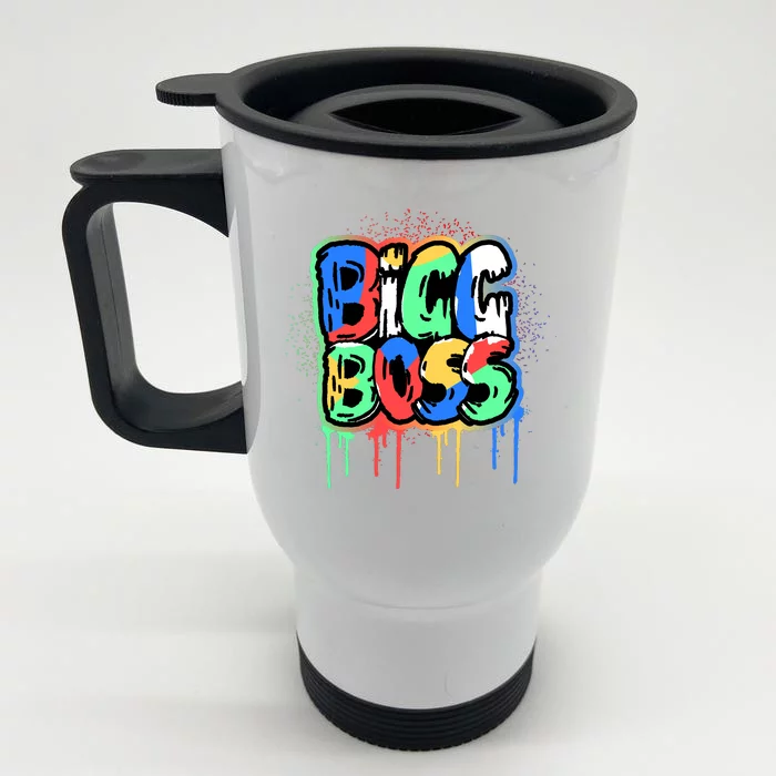 Bigg Boss Front & Back Stainless Steel Travel Mug