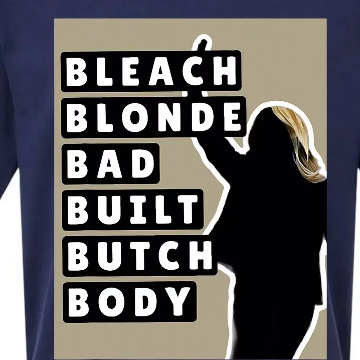 Bleach Blonde Bad Built Butch Body Sueded Cloud Jersey T-Shirt