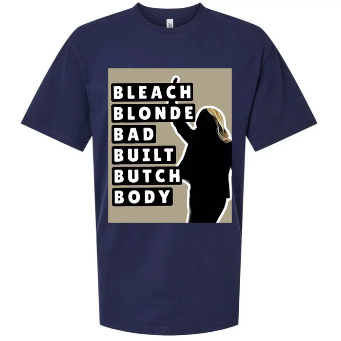 Bleach Blonde Bad Built Butch Body Sueded Cloud Jersey T-Shirt