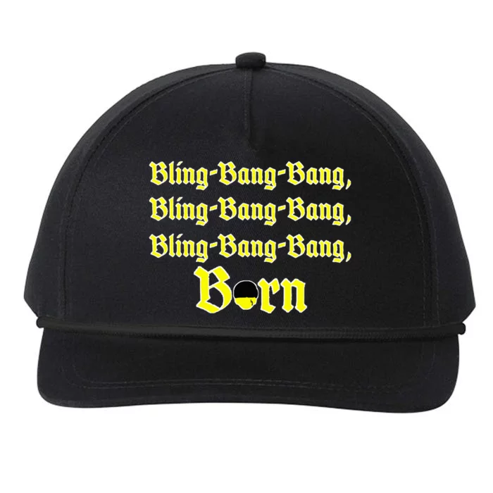 Bling Bang Bang Born Snapback Five-Panel Rope Hat