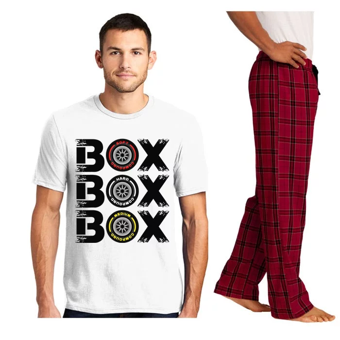 Box Box Box F1 Tyre Compound V2 Design Car Lover Pajama Set