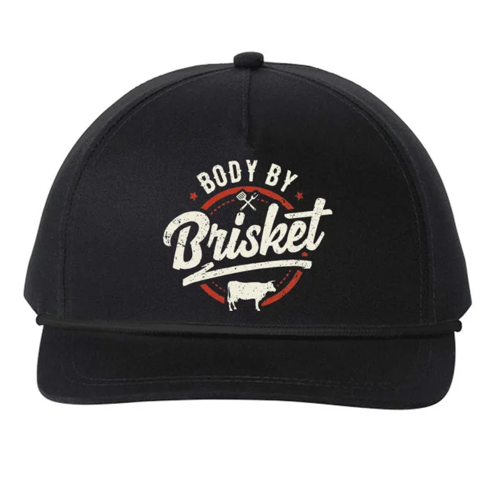 Body By Brisket Backyard Cookout BBQ Grill Snapback Five-Panel Rope Hat