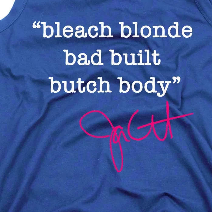 Bleach Blonde Bad Built Butch Body Jasmine Crockett Tank Top