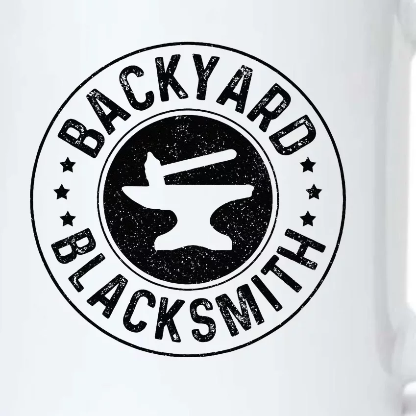 Backyard Blacksmith Blacksmithing Forge Forging Gift Black Color Changing Mug