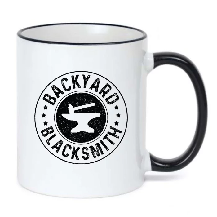 Backyard Blacksmith Blacksmithing Forge Forging Gift Black Color Changing Mug