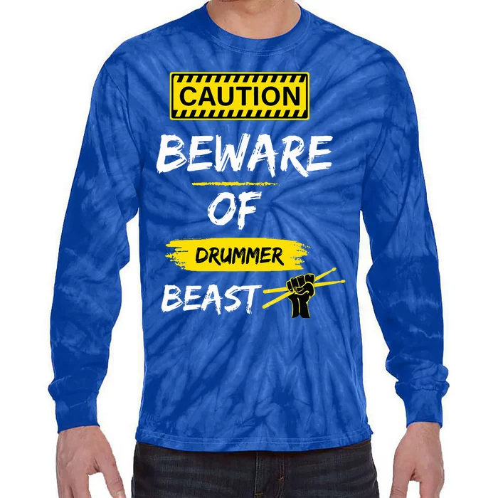 Beware Beast Tie-Dye Long Sleeve Shirt