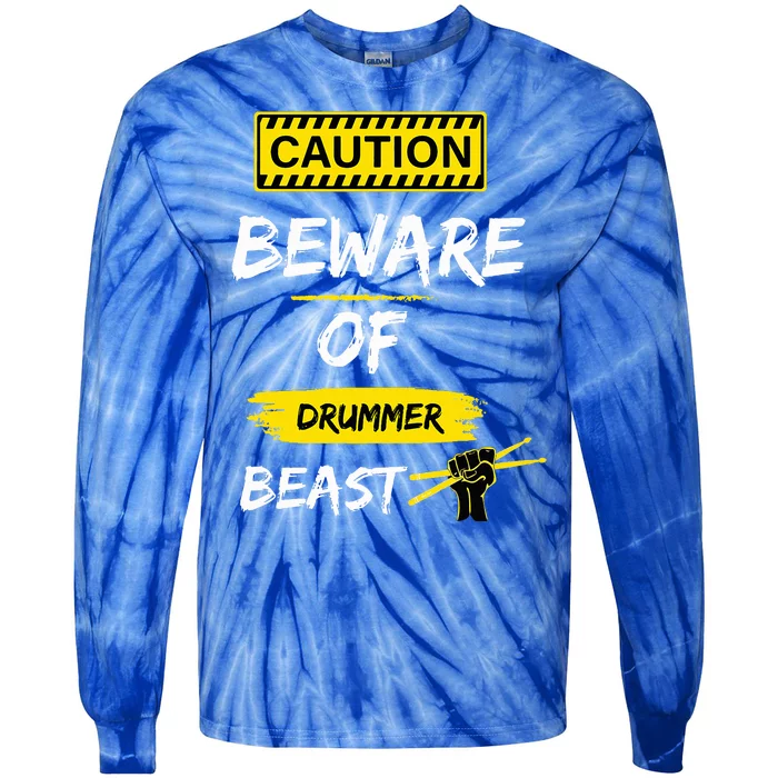 Beware Beast Tie-Dye Long Sleeve Shirt